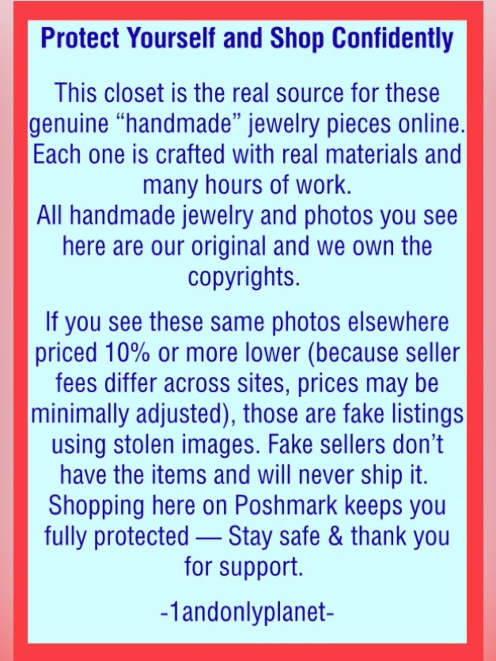 A quick warning about fake websites, as of February 2026